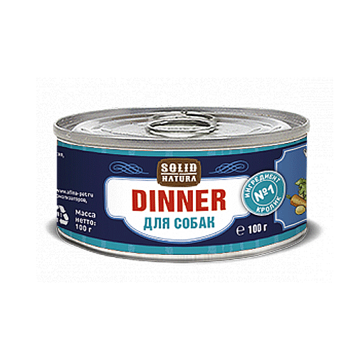 Solid Natura Dinner ����� ������ �������� � �������� ��� �����, 100 ��