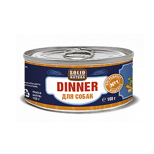 Solid Natura Dinner ����� ������ �������� � �������� ��� �����, 100 ��