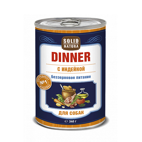 Solid Natura Dinner ����� ������ �������� � �������� ��� �����, 340 ��