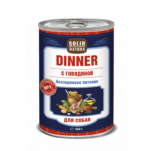 Solid Natura Dinner ����� ������ �������� � ��������� ��� �����, 340 ��