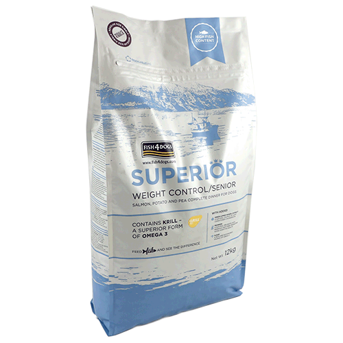 Fish4Dogs Superior Weight Control / Senior  ��� �� ���� ���� � ������� � ���������� ��� ������� ����� ������� � ������� ����� � �����, �������� � ������� ����, 12 ��