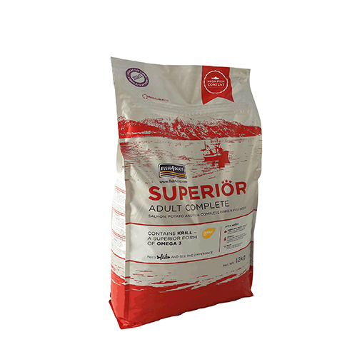 Fish4Dogs Superior Adult ��� �� ���� ���� � ������� � ���������� ��� ����� ������� � ������� �����, 12 ��
