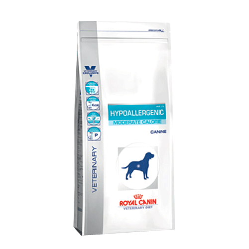 Royal Canin Hypoallergenic Moderate Calorie ���� ����� ��� ������� �������� � ������� ����� � �����, �������� � �������, 1,5 ��