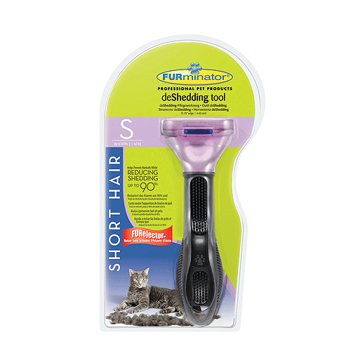 113140 FURminator Cat Short Hair S ���������� 4 �� ��� ��������������� ����� ������ �����, (S)