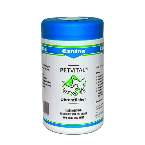 Canina pharma GmbH Petvital Ohrentu�her ������ ������� �������� ��� ����� �� ����� � ����� � �����, 120 ��