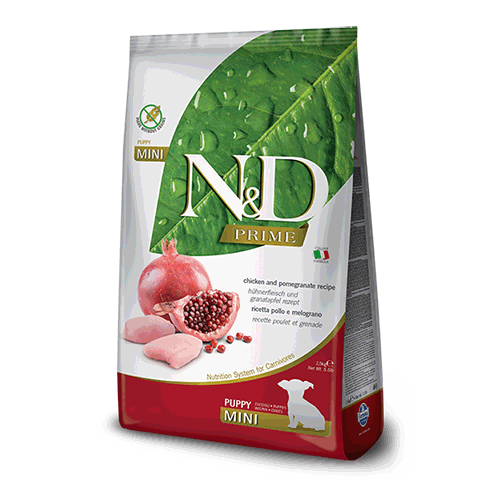 35981 Farmina N&D PRIME Puppy Mini Chicken & Pomegranate ������� ����������� ���� � ������� � �������� ��� ������ ������ �����, 800 ��
