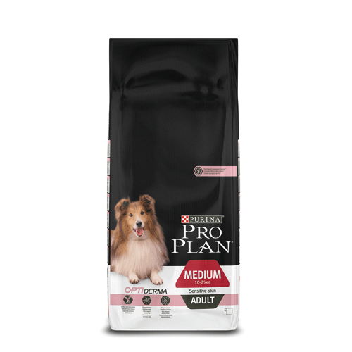 Pro Plan Medium Adult Sensitive Skin ��� ���� � ������� � ����� ��� �������� ����� ������� ����� � �������������� �����, 14 ��