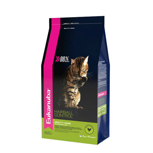 Eukanuba Adult Hairball for Indoor Cats �������� ����� ���� � �������� ������ ��� �������� ����� 2 ��
