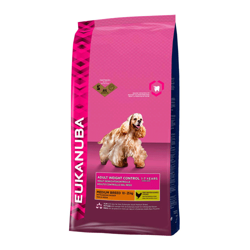 Eukanuba Adult Weight Control Medium Breeds �������� ����������� ���� ��� ����� ������� �����, �������� � ������� 3 ��