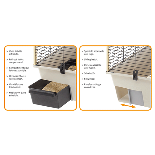 57053817 Ferplast Rabbit 120 Suite �������� ������ ��� ��������, ������