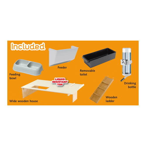 57053817 Ferplast Rabbit 120 Suite �������� ������ ��� ��������, ������